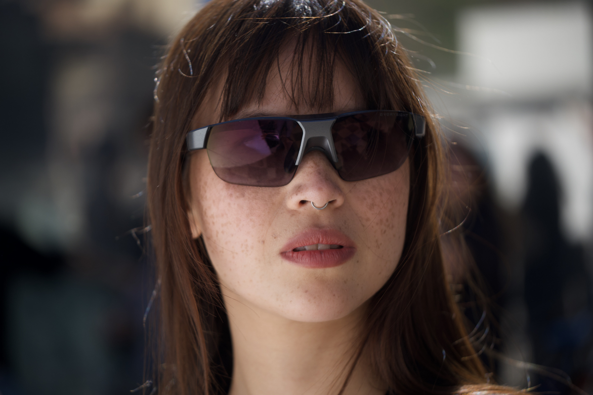Image of woman wearing Maverick Sport Glasses