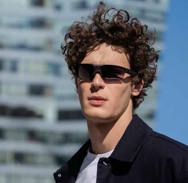 Man wearing Maverick Glasses