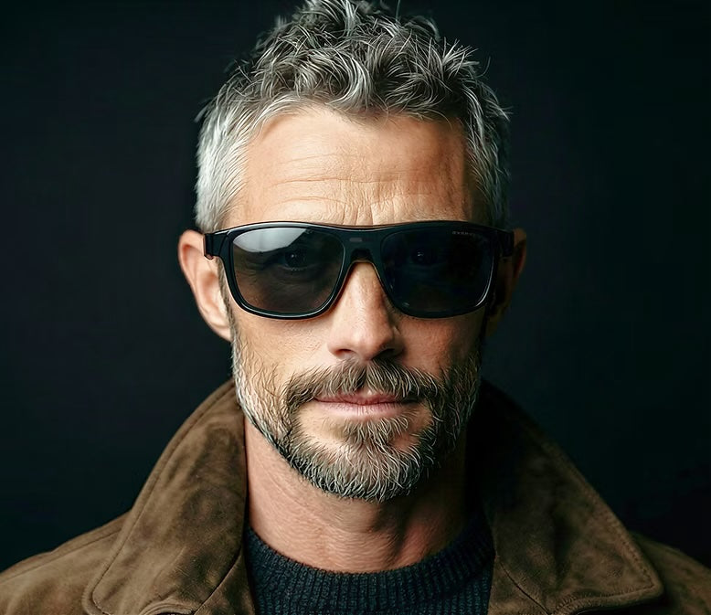 Man wearing Maverick Glasses