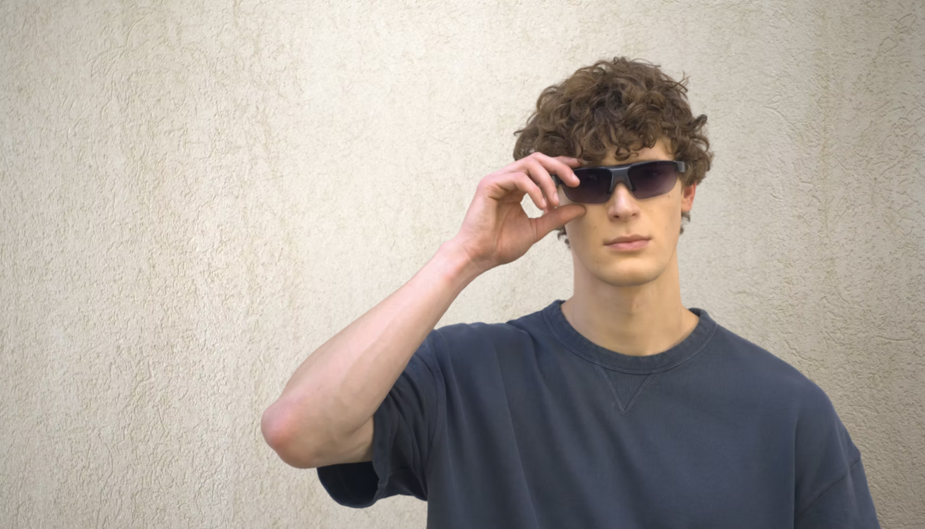 Man wearing Maverick Glasses