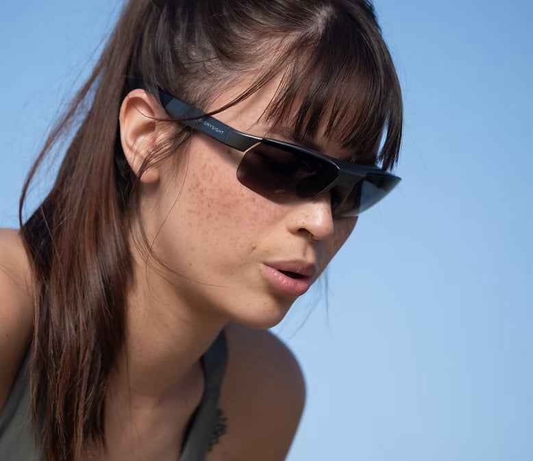 woman wearing Maverick Glasses